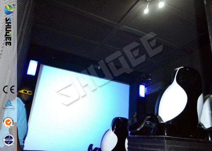 Medium Truck Mobile 5D Cinema Equipment , Six Electronic Mvovie Theater