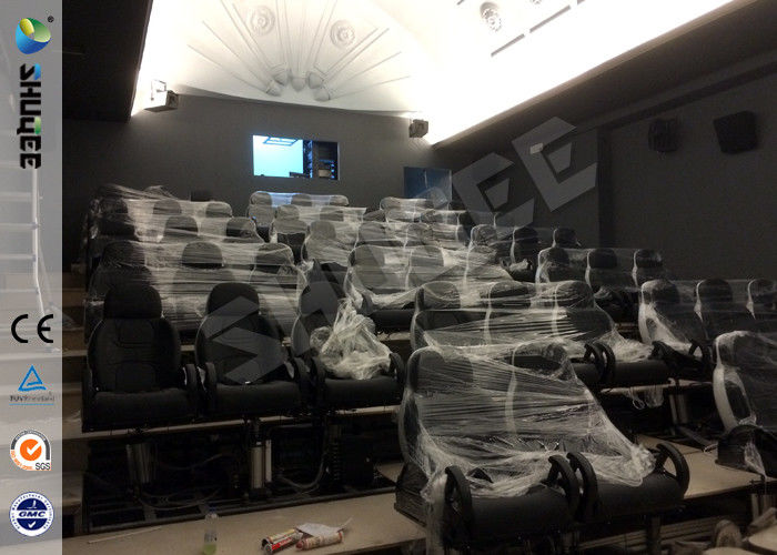 Genuine Leather / Fiberglass 7D Cinema System , Special Effect System 60 Movie Chairs