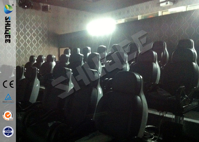 Prominent Theme 6D Movie Theater System With Pneumatic / Hydraulic Control Motion Chair