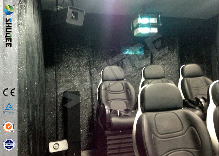 China Truck Mobile 5D Movie Theater , 4 Wheels Set 6 Seats Cinema Movies Theater factory