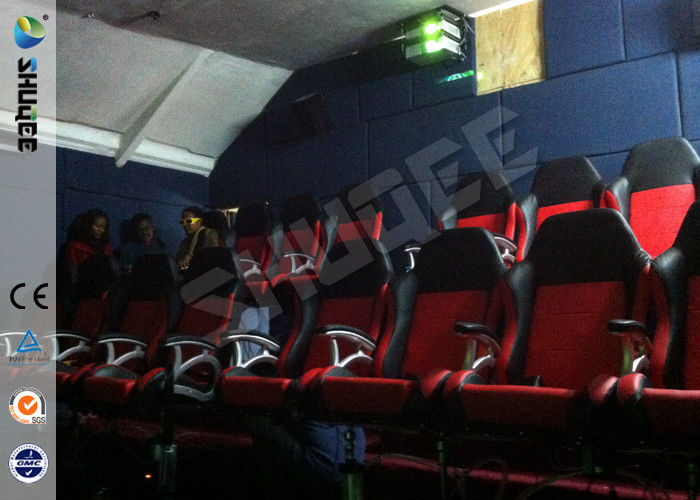 Ethiopia Theme Park 4D Cinema Equipment , Electromotive Control System Motion Chair