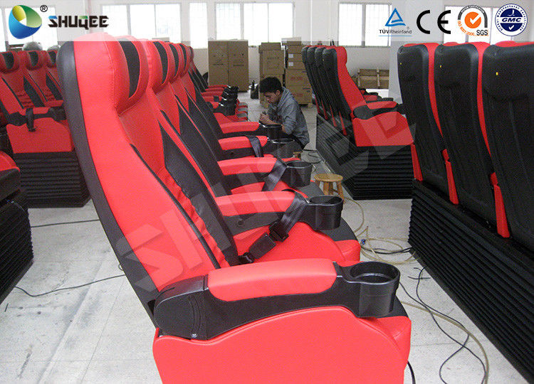 Mobile 5D Cinema Simulator With 3DOF Motion Chair With 4 Seats Per Set