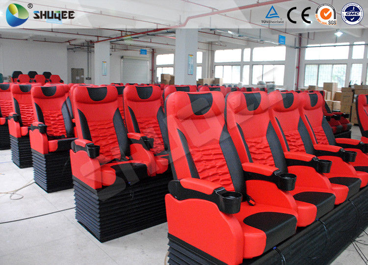 China Pu Leather Imax Movie Theater , Electronic Dynamic 4DM Motion Chair 4D System factory
