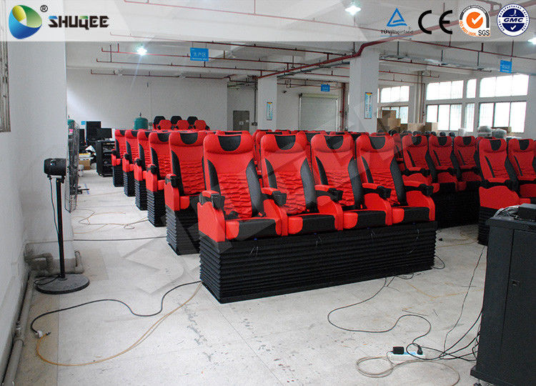 Animation 5D Digital Theater System Simulator With Stimulating Electric Motion Seats