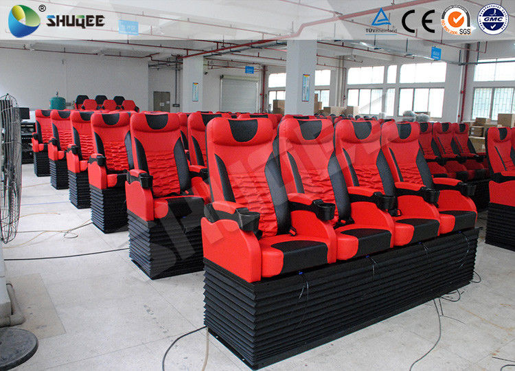 Animation 5D Digital Theater System Simulator With Stimulating Electric Motion Seats