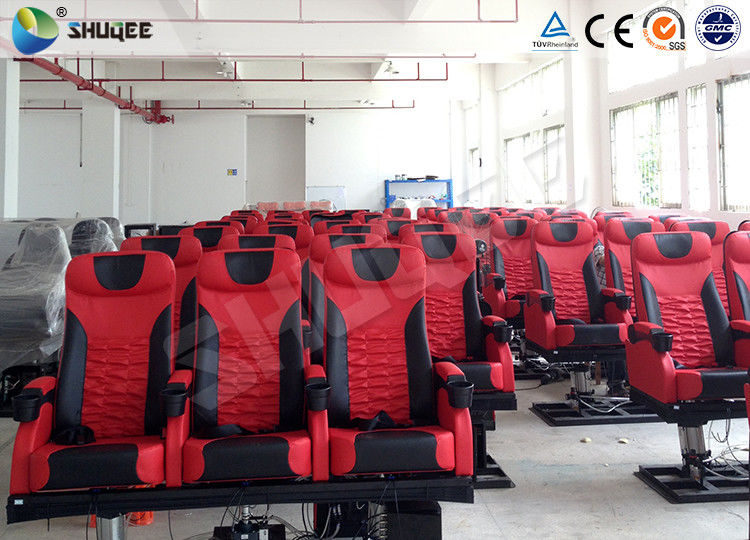 China Whole Design 4D Movie Theater Motion Special Chair 3DOF System Spray Air factory