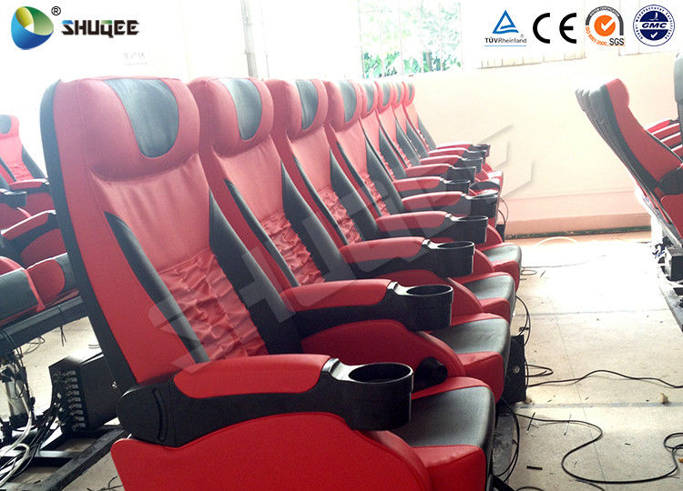 Pu Leather Imax Movie Theater , Electronic Dynamic 4DM Motion Chair 4D System