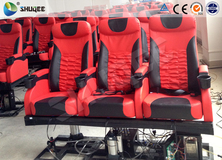 Pu Leather Imax Movie Theater , Electronic Dynamic 4DM Motion Chair 4D System