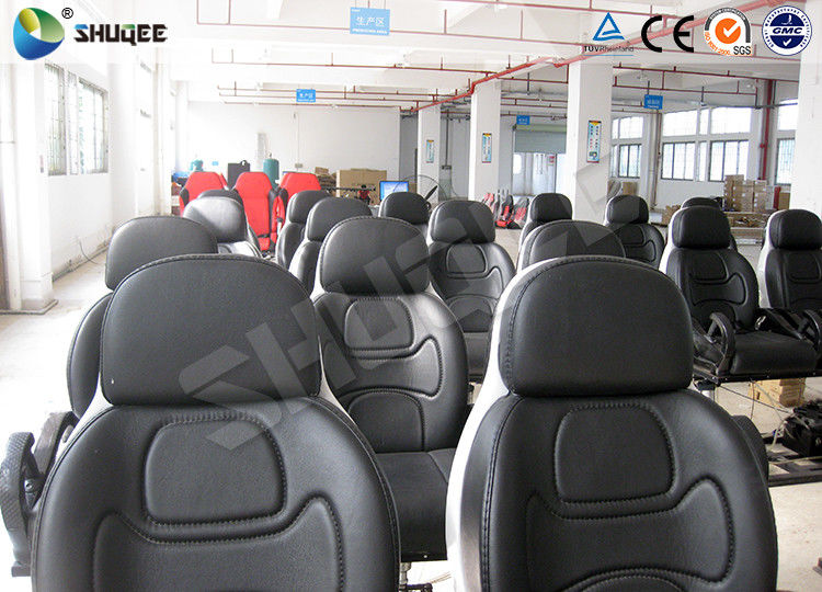 Red Green Brown  Movie Theater Equipments Genuine Leather Fiberglass