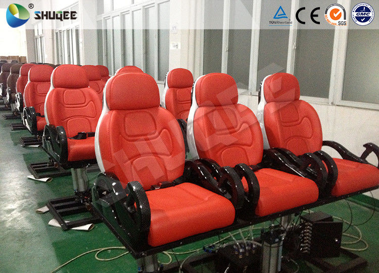Luxury Mobile Motion Theater Chair 5D / 7D / 9D With Air And Water Spray