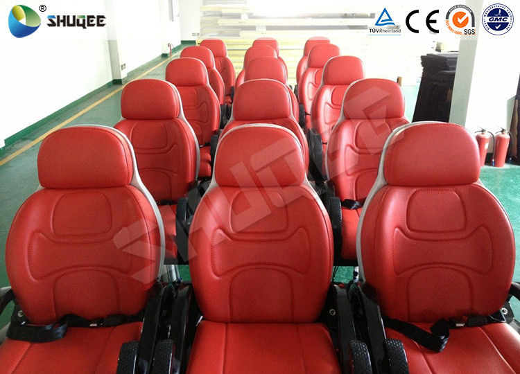 6 Dof Mobile Theater Chair , 4d Cinema Custom Motion Control System