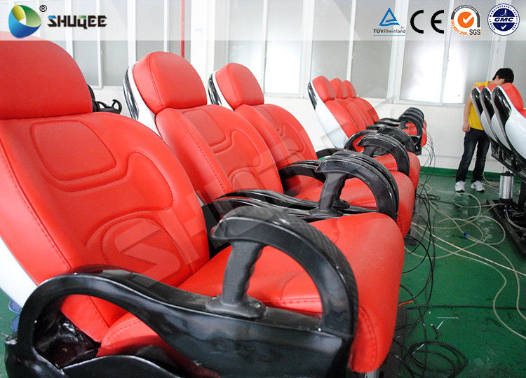 6 Dof Mobile Theater Chair , 4d Cinema Custom Motion Control System