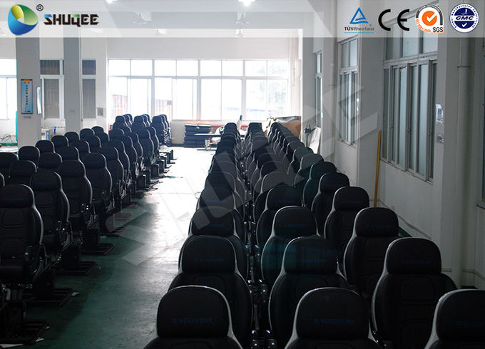 Pneumatic Mobile 5D Cinema With Snow / Bubble / Rain / Wind Effect 2 Years Warranty 0