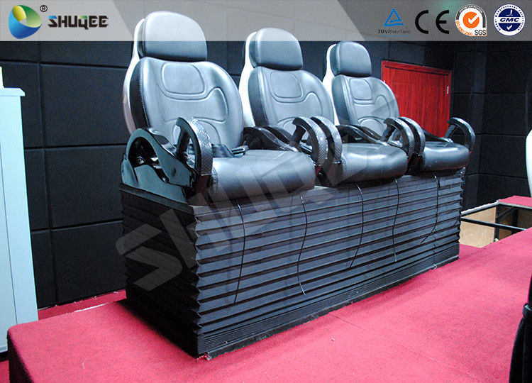 9 Seats Mobile Movie Theater Black With Metal Flat Screen