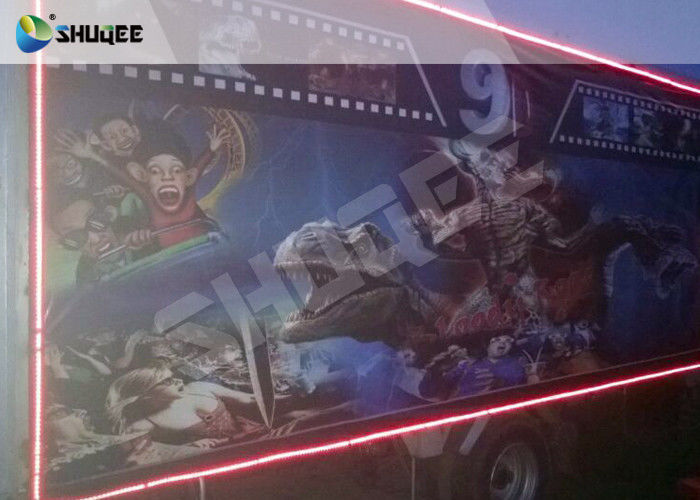 CE Mobile 5D Theater Equipment  , Movement Truck 5d Motion Theater System