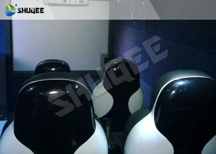 Shopping Mall 6D Cinema Equipment 6 Seats Motion Chairs Electric Pneumatic System