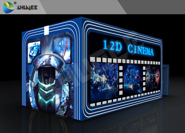 6D Cinema Equipment Cabin Box 9 People Electric Platform Chairs VR Glasses 2