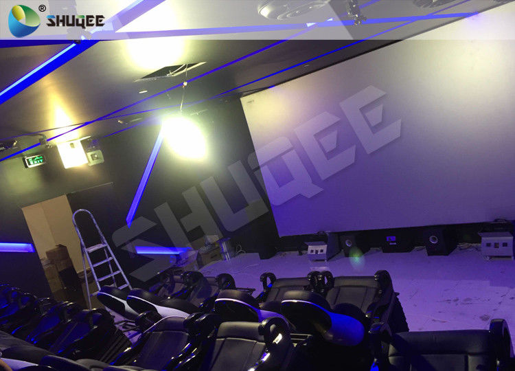 China Kid Movies In Theaters 5D Cinema Equipment With Special Effect / Black Chair factory