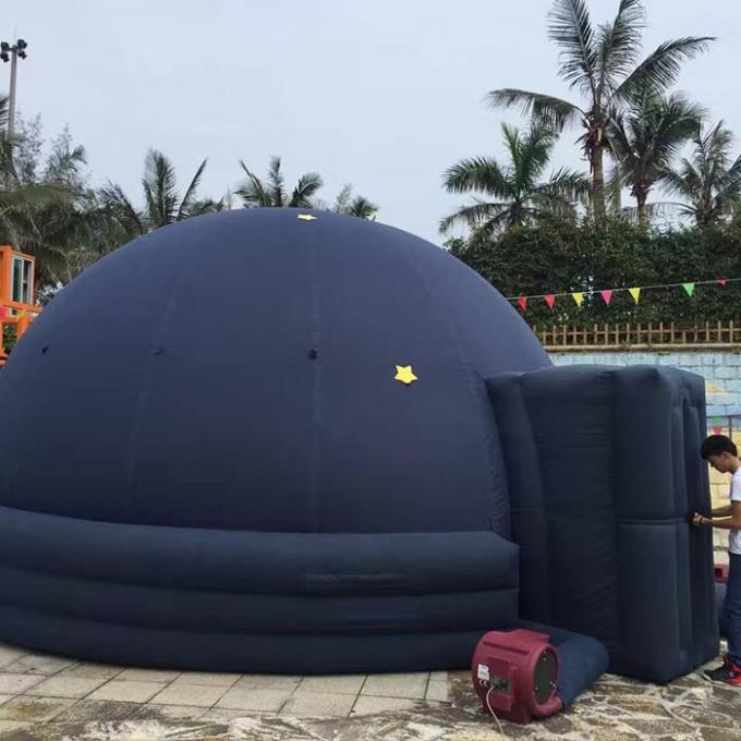 Inflatable Frame Demo Cinema Theater With Bean Bags And Fishing Lens For Museums Resorts Parks 4