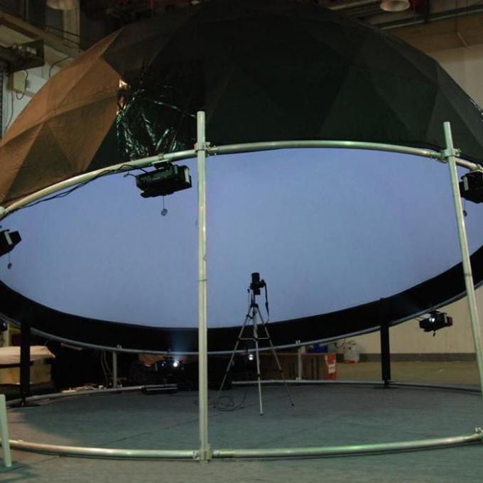Egative Pressure Frame Demo Cinema Theater With Bean Bags And Two Projection 9