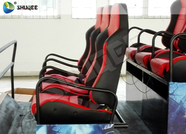 Hydraulic Platform Chairs 7D Movie Theater 7d Cinema 24 People For Shopping Mall