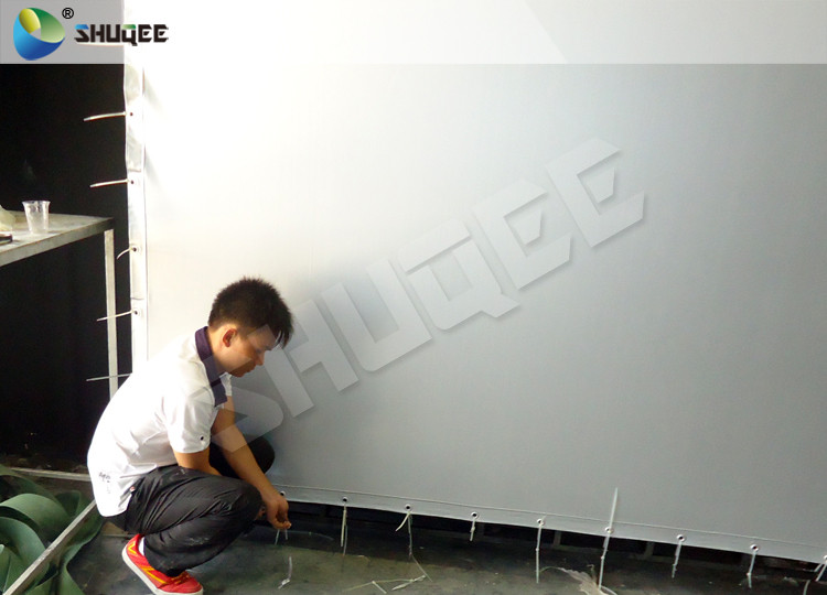 Electric System 5D Movie Theater With Motion Ride Special Effect Bubble / Rain / Snow