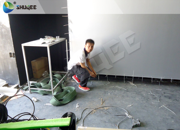 Electric System 5D Movie Theater With Motion Ride Special Effect Bubble / Rain / Snow