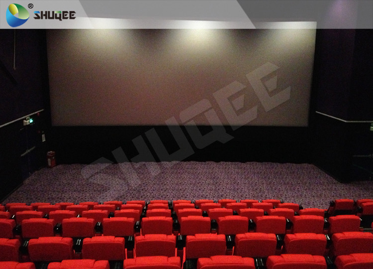 Film Projector 3D Cinema System With Plastic Cloth Cover Chair 100 People