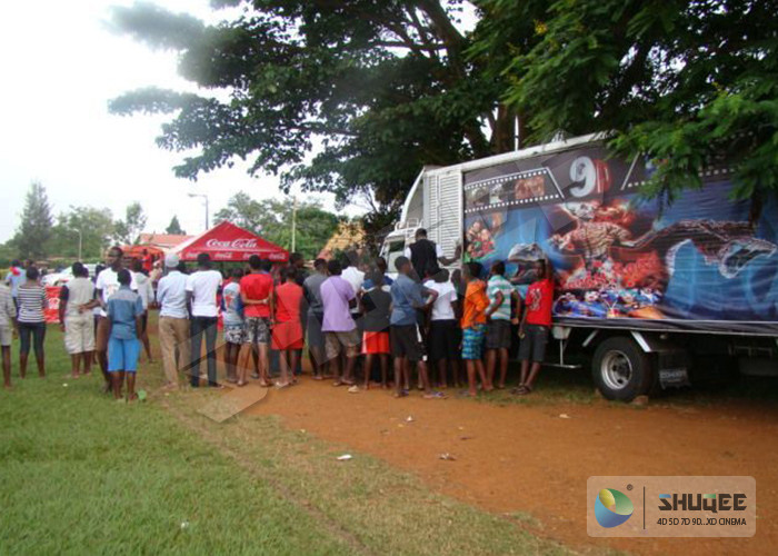 Professional 7D Kid's Game 6 Seats Of Luxury Chair Interactive Cinema