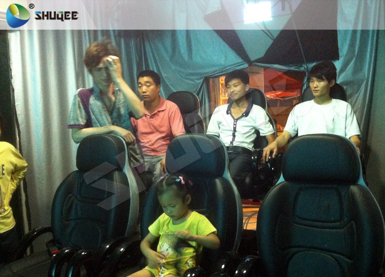 Energy Saving 5D Movie Theater Projectors Screen Roller Coaster Motion Chair