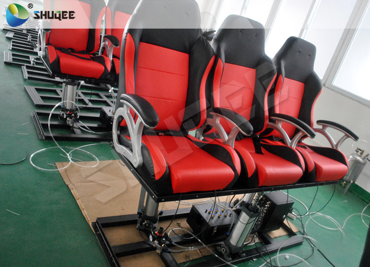 Most Attractive 4D Cinema Equipment With Red Comfortable Chair