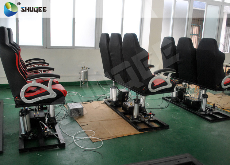Most Attractive 4D Cinema Equipment With Red Comfortable Chair