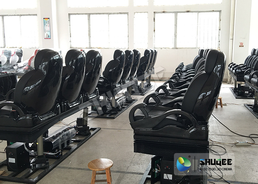 Large Mental Screen 5D Theater System Snow Bubble Stroble Special Effects