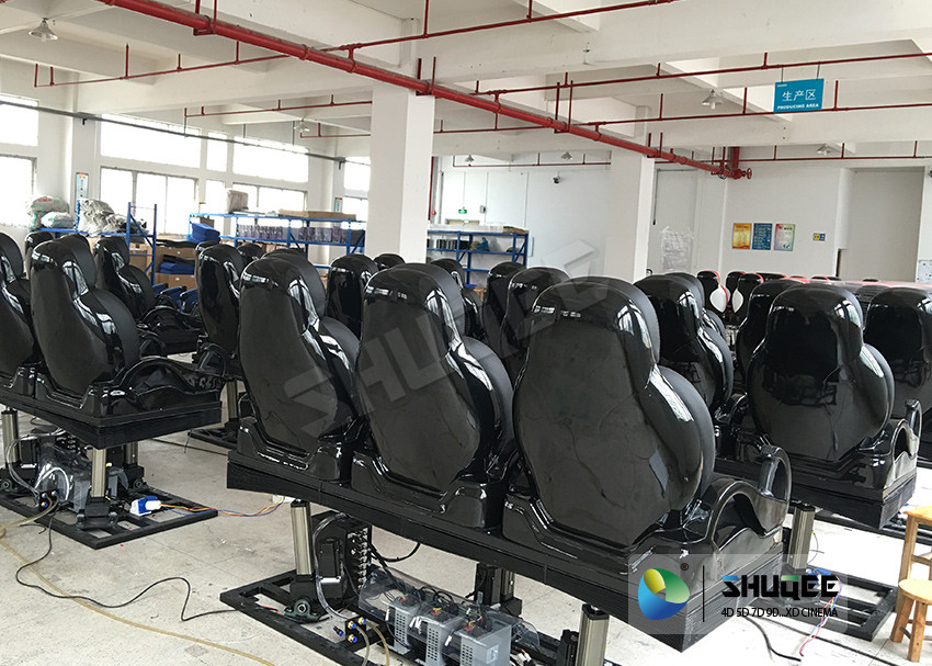 Large Mental Screen 5D Theater System Snow Bubble Stroble Special Effects