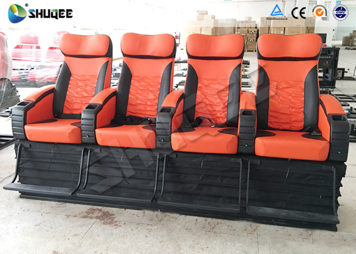 4D Film 4D Movie Theater With 4DM Motion Seat Special Effect Wind / Rain / Snow