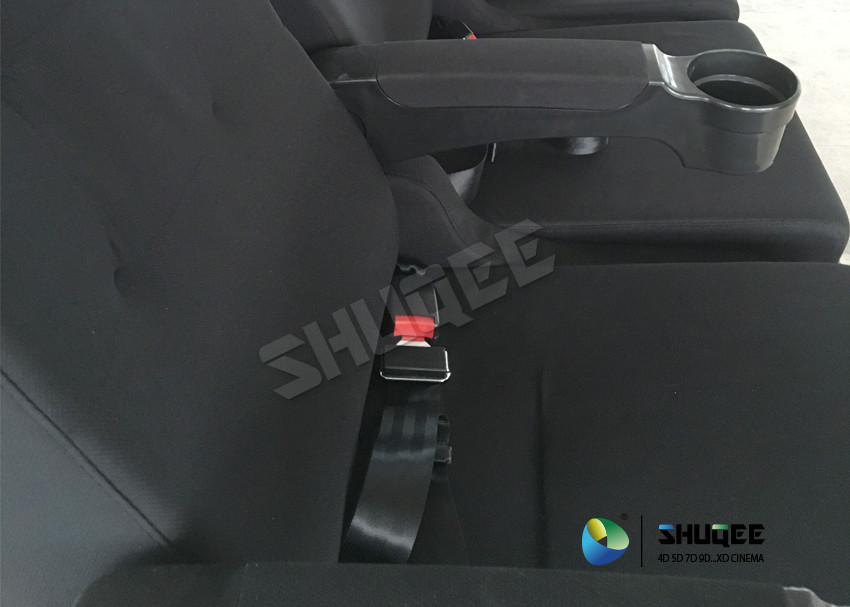 Leather Material Viewing In 4D Movie Theater 1 year Warranty