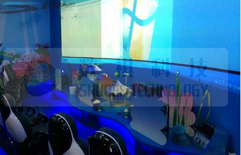 3d / 4d / 5d / 6d Cinema Motion Theater Chair Pneumatic / Hydraulic / Electronic