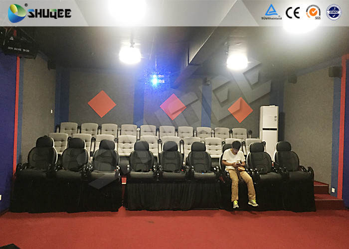 Amazing 7D Movie Theater Equipment , Game Theater With 12 Wonderful Special Effect Chairs