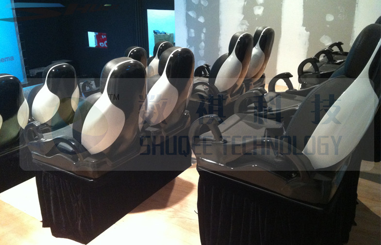 6 DOF 5D Movie Theater Motion Chair Seat and 5.1 Audio System