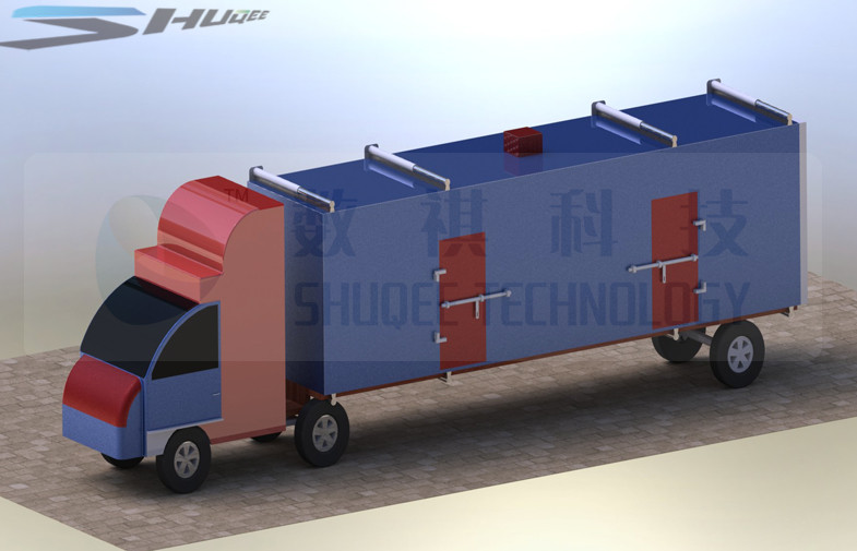 Outdoor Large Mobile 5D Cinema , 12 Seats Cinema Truck