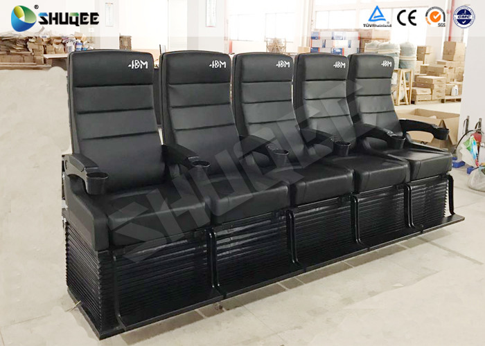 Luxury Motion Chair 5 Seats 4D Cinema System With Spray Air / Vibration