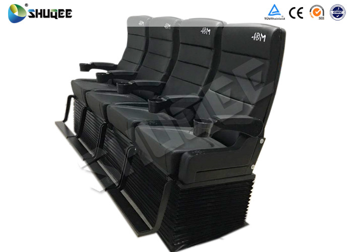 Luxury Motion Chair 5 Seats 4D Cinema System With Spray Air / Vibration