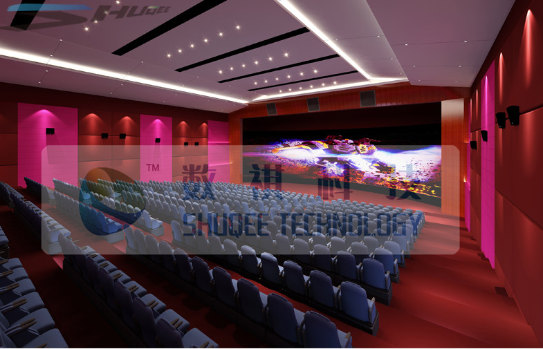 Safty Protection Design 4D movie theatre for 24 Persons