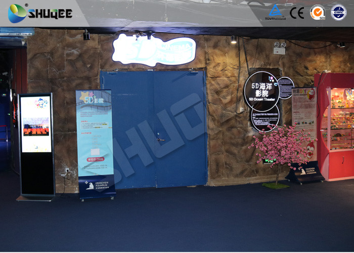 Simulator Cinema System 5D Movie Theatre With 3 DOF Movement Chair 1 / 2 / 3 Seats