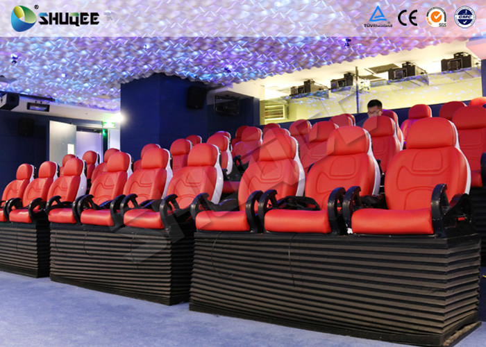 High Technology Motion 5D Cinema Simulator Theater Seating With Cup Holder