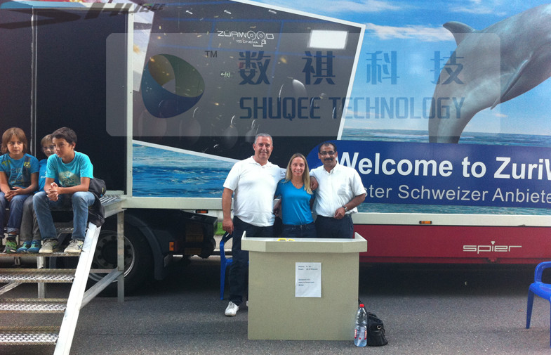 6D Film 6D Movie Theater With Leg Tickle , Vibration , Push Back Function