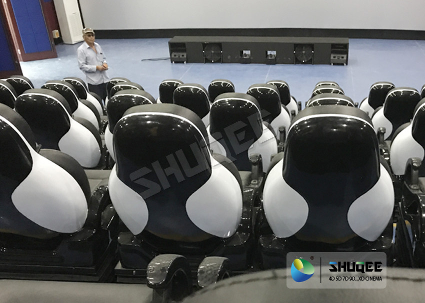 Six Systems Of 5D Cinema Movies Theater Include Control / Screen System  / Special Effect / Motion Chair System