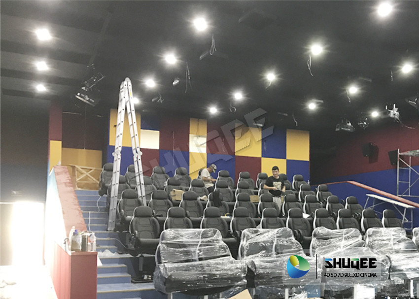 Customized Color 5D Theater System Seats Used For Center Park And Museum