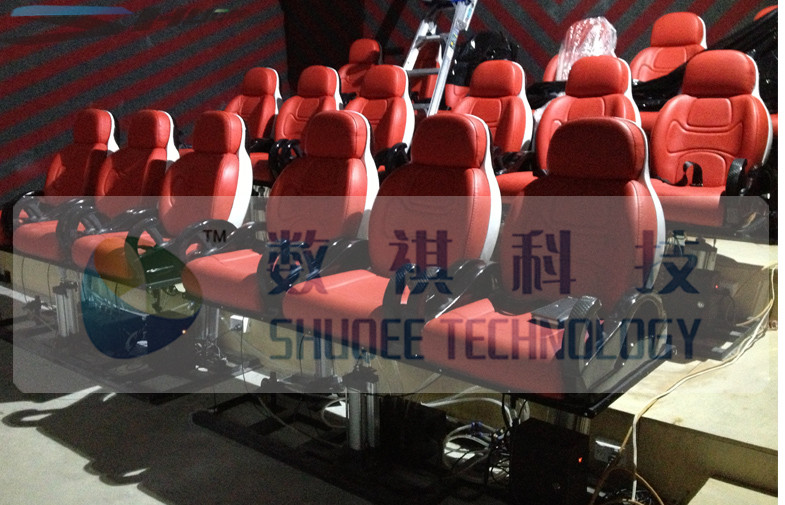 Electronic Motion Chair 7d Simulator Cinema 7 D Movie Theater With Shooting Gun