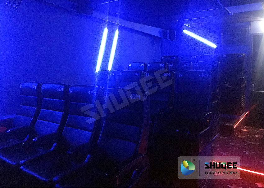 Customize 4D Cinema System Pneumatic / Hydraulic / Electric Motion Chairs With Movement